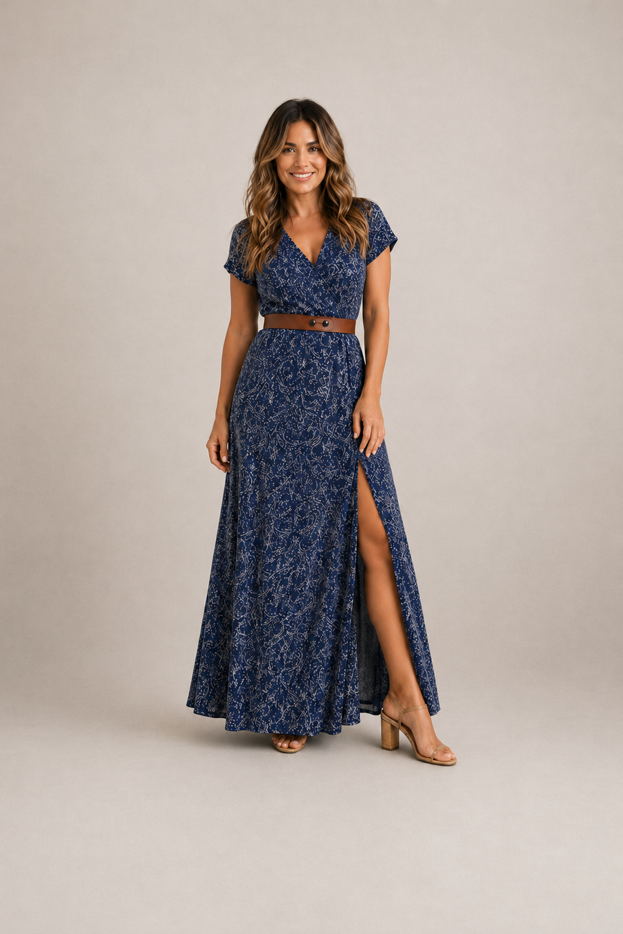 SARISA | Sukienka maxi