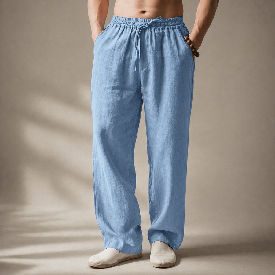 Laurent | Lniane Spodnie Premium