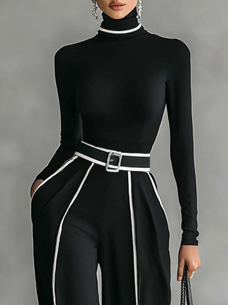 Vera™ || Elegancki zestaw z kontrastującymi detalami