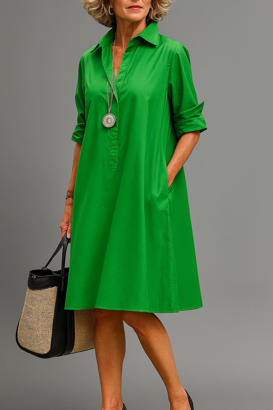 Riley™ | Wyrafinowana sukienka midi