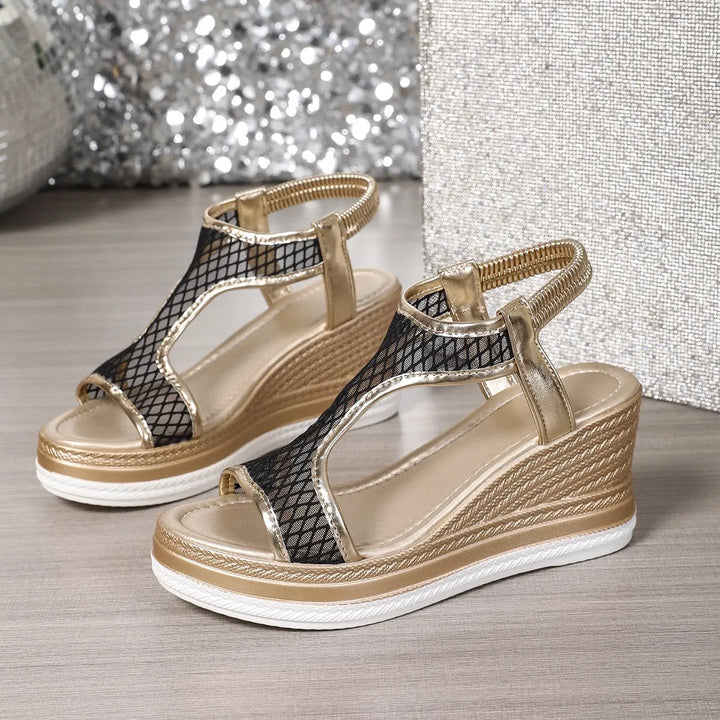 Lena™ | Eleganckie sandały na koturnie
